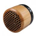 Nya bärbara trådlösa högtalare med unik design i bambu