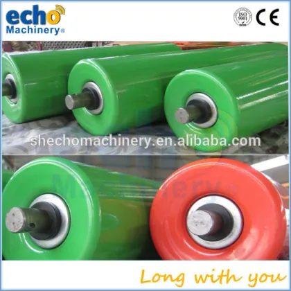 steel conveyor roller for conveying equipment system in crushing recycling machinery equipment plant