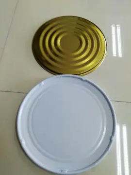 GOLD AND WHITE PRINTING TINPLATE FOR CAN TOP