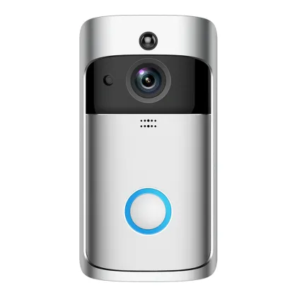 HD Night Vision WiFi Wireless Ring Doorbell with Audio Intercom Camera