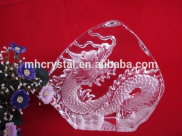 crystal iceberg crystal dragon Sculpture MH-10100