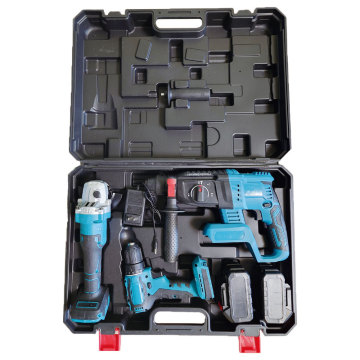 Kit di trapano senza spazzole a filo a cordone da 18 V portatili con batteria al litio