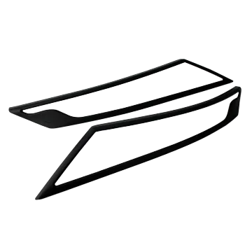 ABS Car Accessories Headlight Cover Matte Black for Mitsubishi Pajero/Montero Sport 2020