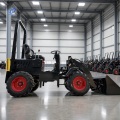 500kg LiFePO4 Pil Elektrikli Lastik Tekerlekli Yükleyici 4WD