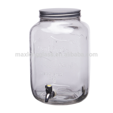 Glass Beverage Dispenser 10L