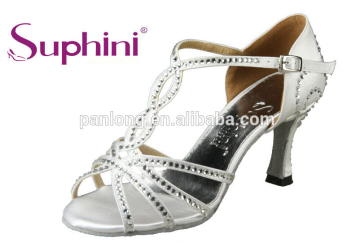 White Wedding Dance Shoes match Bridal Dress Shoes