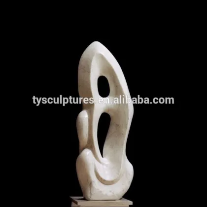 Contemporary art abstract marble female statue abstract stone nude lady sexy body sculpture