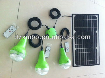 solar lighting system exported to remote area/tent lighting