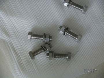 DIN933 full thread hexagon head titanium bolts