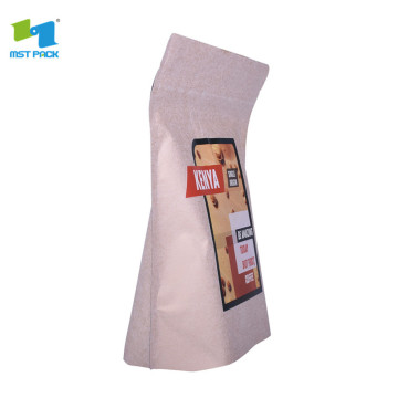 16 oz foil stand up zipper pouch coffee bag with valve