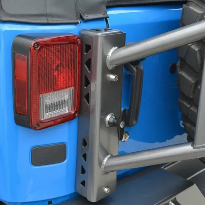 Poison Spyder Body-Mounted Tire Carrier for 2007-2017 Jeep Wrangler JK