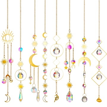 DIY K9Crystal Sun Casher Light Wind chimes brism ball for Window Garden Decoration