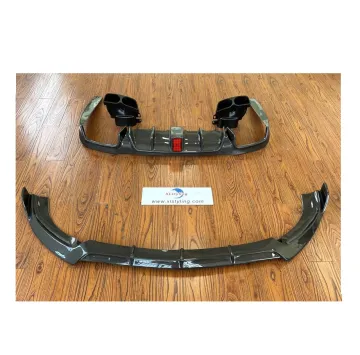 Carbon Fiber Front Bumper Lip Splitter Rear Diffuser Kit for Mercedes-Benz W213 E63/E-Class 2017+