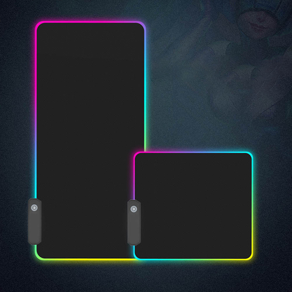 RGB Gaming -Maus -Pad leuchten