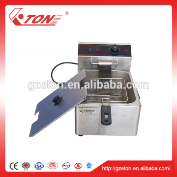 New 2500w Electric Commercial Restaurant Single Tank Deep Fryer
