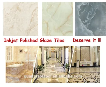 Inkjet Polished Glazed Tiles Porcelanato Marble Look like Floor Tiles Full body project tiles600x600mm
