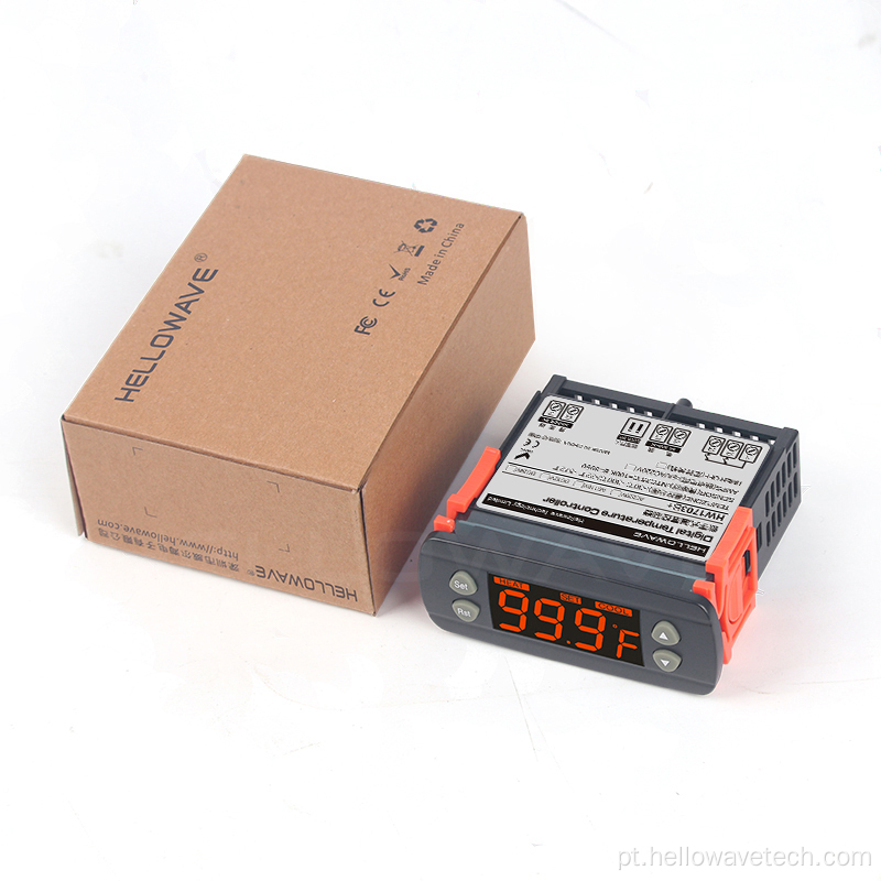Controlador de temperatura digital HW-1703B + para 300C