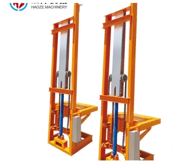 Poultry breeding basket unloading machine