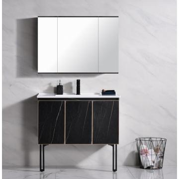 Black bathroom vanities stand for new