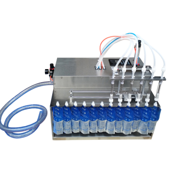 Nozzle Suction Bag Liquid Filling Machine | Soap, Milk, Juice Filler