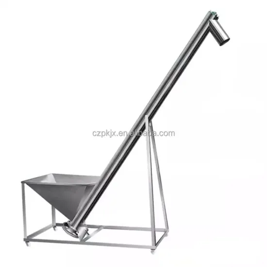 Grain Elevator Screw Hoist Feeding Conveyor Machine