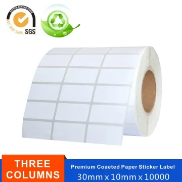 Printed Self Adhesive Cast Coated Barcode Label Paper