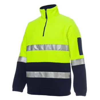 New Long Sleeve Anti-fouling High Visibility Outdoor Fleece Jacket for Men - Safety Workwear Wholesale