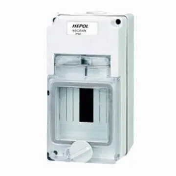 4-pole Enclosure with Busbar, SAA Approved