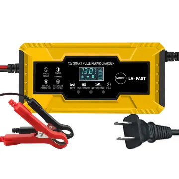 Intelligent 12V/24V Car Battery Charger for AGM and GEL Batteries