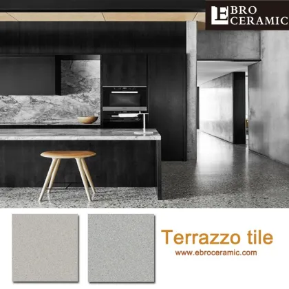 Ebro Ceramic new pouplar porcelain south star terrazzo floor tiles italy for building materials 600x600mm