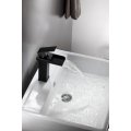 Phòng tắm sang trọng Bồn rửa mặt vuông bằng thép không gỉ Máy trộn vòi thác nước