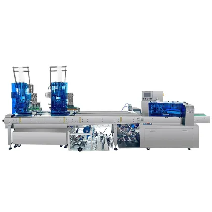 High Speed Disinfection Pocket Wet Tissue Wipe Making Machine