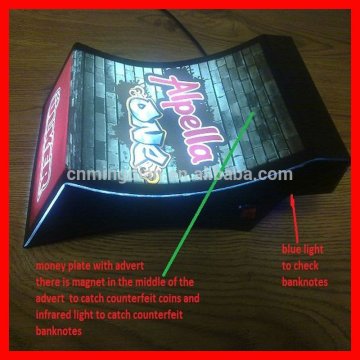 led cash tray.acrylic coin tray,Coin tray