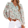 Chemises de chemisier imprimé floral boho