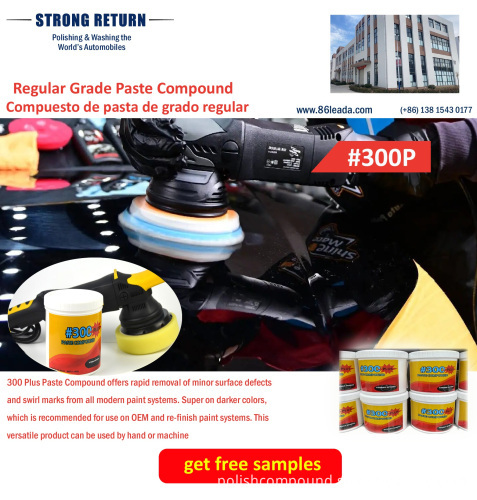 Strong Return Liter Car Polish Heavy Cut Paste Polishing Compound 3-in-1 Abrasive Paste