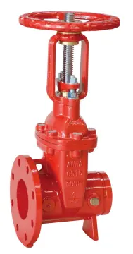 American Flanged×Grooved Resilient OS&Y Gate Valve