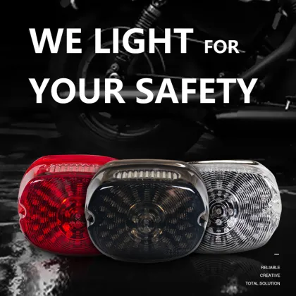 Motorcycle Tail Brake LED Light Integrated Custom Motorcycle Rear Tail Light