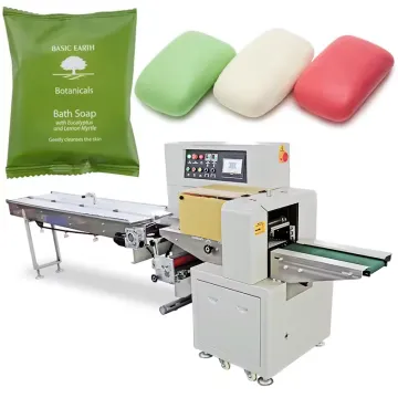 Small Hotel Soap Stretching Film Packaging Machine and Laundry Bar Soap Flexible Packaging Solution