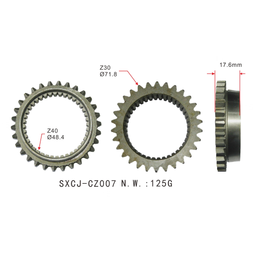 OEM 8-94310153-0 Caixa de dente do sincronizador de engrenagens para picape Isuzu TFR54 MSG5E 4JA1