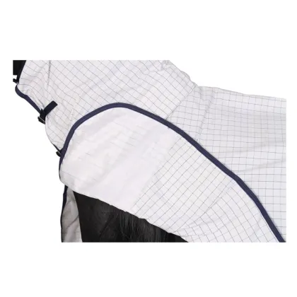 Combo White Horse Fly Rugs Checked