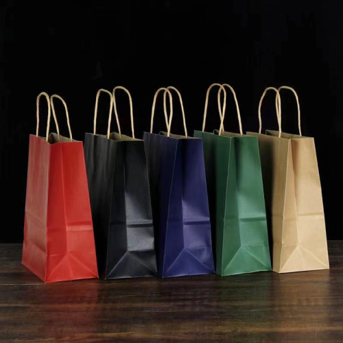 Semi Automatic Square Bottom Paper Shopping Bag Machine