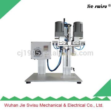 manual glass bottle aluminum screw capping machine