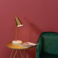 Modern Brass Finish Adjustable Table Lamp for Bedroom Living