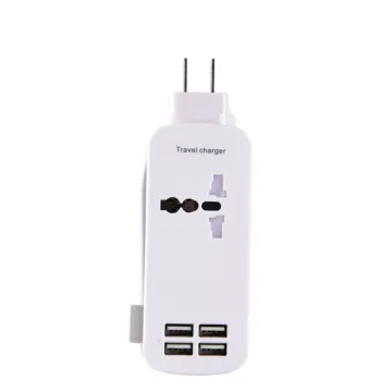 Travel Charger Outlets 5V 2.1A 4 USB Port