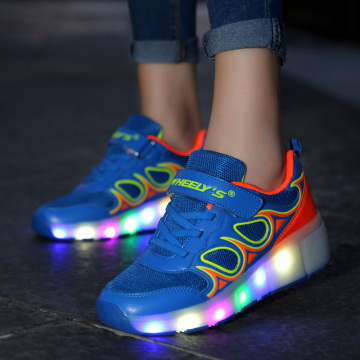 roller skate skate shoe led shoes children shoes zapatillas led lights for shoes