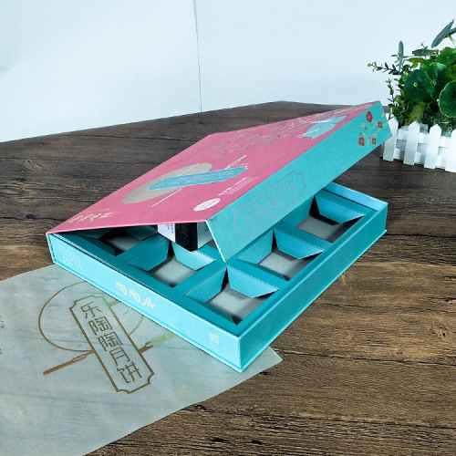 Custom Printed Mooncake Box with Paper Die Cut