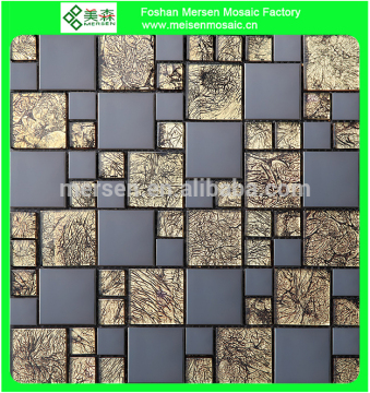 Living room glass mirror mosaic wall tile CH028