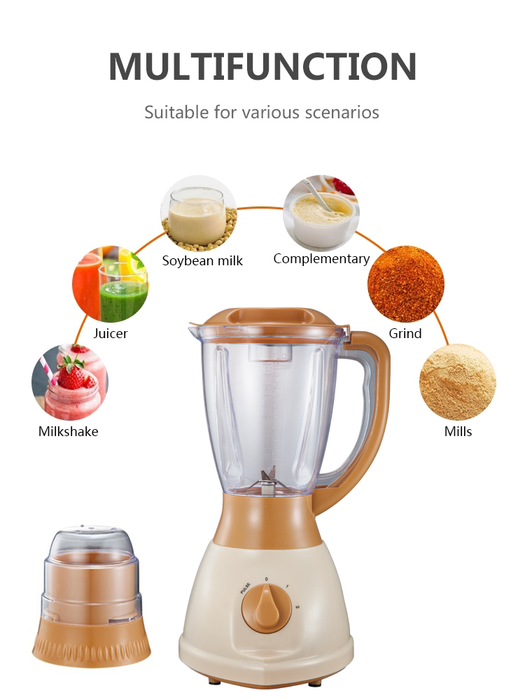 2 Speeds Kitchen Blender Juicer Grinder Machine