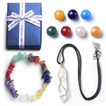 High-Quality Seven Chakra Crystal Ball Set for Gift - Wholesale Hot Sale