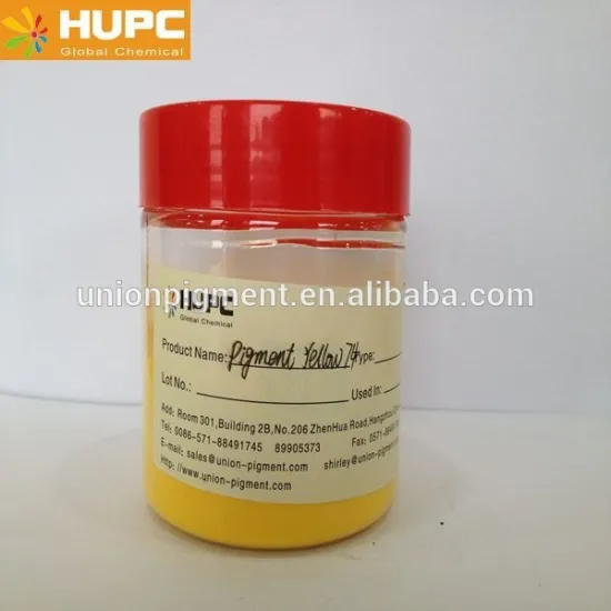 pigment chip pigment yellow 74